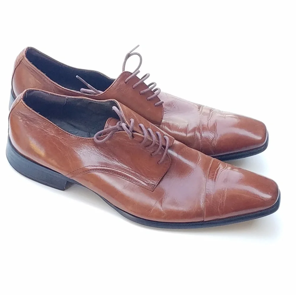 KENNETH COLE | Leather Oxford dress shoes size 13